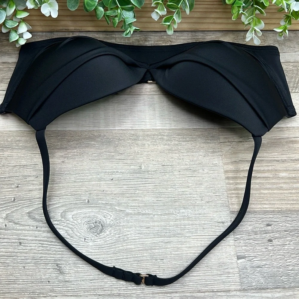 Victoria’s Secret Black Bra Bikini Top 34C NEW - Picture 10 of 12